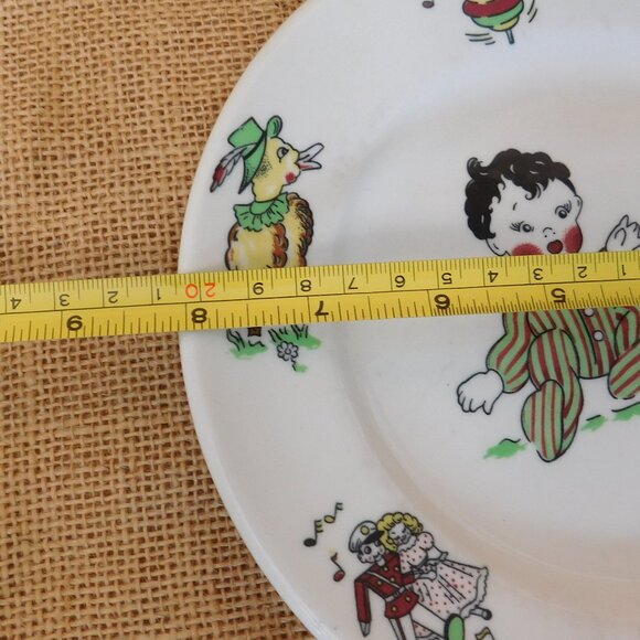Toyland Patterned Child's Plate by Mayer China Company  1940's Vintage - Picture 5 of 5